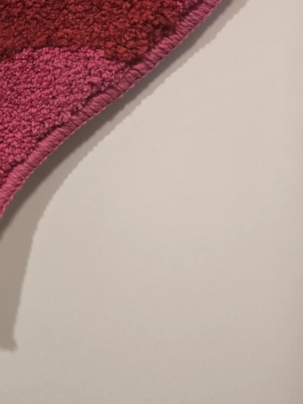 aden + anais Pink and Dark Pink Checkered Bath Mat